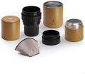 VSSL - Nest Pour Over Coffee Kit | Coffee Maker for Camping | All-In-One Travel Pour Over | Transportable Dripper, Two 10oz Stainless Steel Travel Mugs | Compact Storage & Adventure Ready | Sahara by VSSL