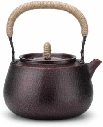 Electric Kettle Copper Tea Kettle Water Boiler Stovetop Kettle With High Arched Handle Polished Interior Grip suitable for home kitchens office tea stations dorm rooms by Unknown