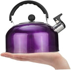 ABOOFAN Whistling Tea Kettle,Stainless Steel 2L Teapot Water Kettle Stovetop Hot Sound Teapot Hot Water Fast to Boil for Stove by ABOOFAN