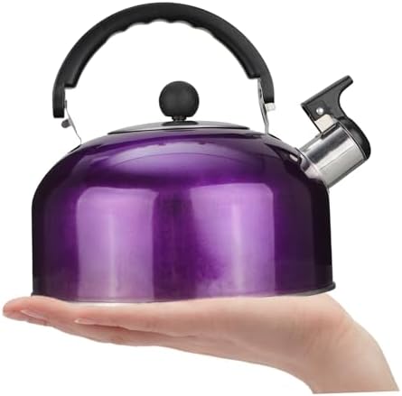 ABOOFAN Whistling Tea Kettle,Stainless Steel 2L Teapot Water Kettle Stovetop Hot Sound Teapot Hot Water Fast to Boil for Stove by ABOOFAN