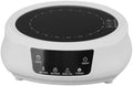 800W Electric Small Hot Plate, Portable Mini Stove Kitchen Cooktop Electric Heater Single Burner for Boiling Water Making Tea Coffee (White) by Unknown