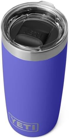 YETI Rambler Tumbler, Vaccum Insulated Stainless Steel Tumbler with Magslider Lid, Ultramarine Violet, 10 oz (295 ml) by YETI