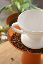 SODEF Ceramic V60 Coffee Dripper White Color for Pour Over Brewing 200-399ml Capacity - Image 4