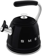 SMEG Stovetop Whistling Kettle – 50s Retro Style, 2.3 Liter (10 Cup / 2.4 Quart) Stainless Steel Tea Kettle with Iconic Design & Whistle – Premium Kitchen Statement Piece-Black - Image 6