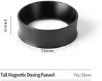 Coffee Dosing Ring Funnel Magnetic 51MM 54MM 58MM,Compatible For Delonghi,Compatible For Breville,E61 Portafilter Espresso Accessory(53mm) - Image 2