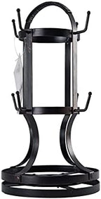 Gourmet Basics by Mikasa 5158729 Metal Rotating 8-Cup Mug Tree, Antique Black - Image 2