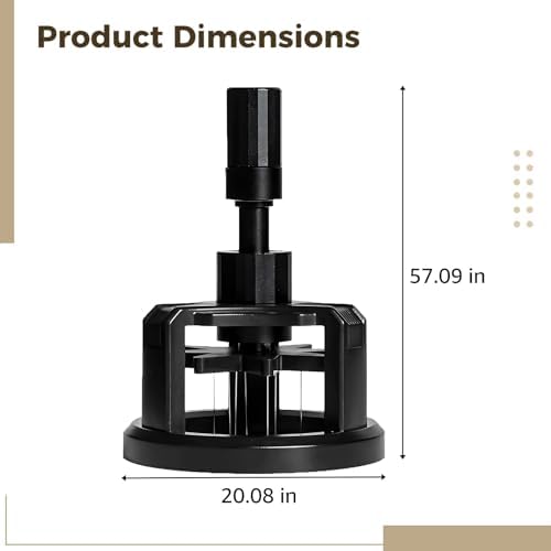 Espresso Distribution Tool, 4.8 in Adjustable WDT Espresso Stirrer Tool with Strong Attachment Force Suction for Even Extraction, Needle Coffee Distributor with Rotating Powder Needle - Image 4