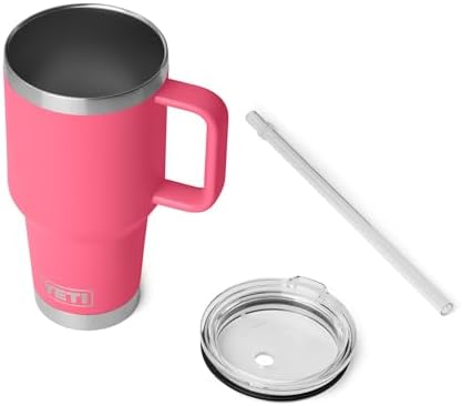 YETI Rambler 35 oz Straw Mug 2.0, Tropical Pink - Image 3