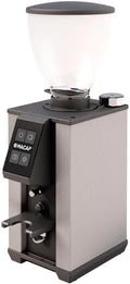 MACAP LEO 55 Touch Burr Coffee Grinder, Satin Gray – 55mm Flat Burrs, Compact & Quiet, Stepless Micrometric Adjustment, Precision Grinding, Home Espresso Machine Compatible, Touch Screen by MACAP