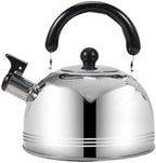 Tea Kettle Stovetop Tea Kettle Stainless Steel Stovetop Whistling Tea Kettles Mirror Polished Food Grade Stainless Steel Pour Over Kettle (Silver 3L) by Unknown