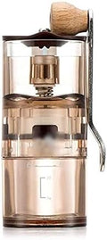 Manual Coffee Grinder with Ceramic Burrs, Hand Coffee Mill with Two Containers Adjustable Coarseness for Home, Office and Travelling by Unknown