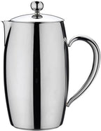 BPC-08DW Bellux Thermal Wall Collection Premium 6-Cup (700ml) Cafetière, Hollow Handles, Drip-Free Spout, 18/10 Stainless Steel, Mirror Polished Finish, Silver by Caf%C3%A9+Stal