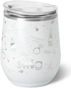 Swig Life 12oz Insulated Wine Tumbler with Lid, Bride to Be by SwigLife