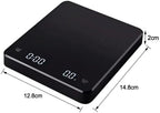 Coffee Scale, 0.1g Timed Digital Weighing Tool - Image 2