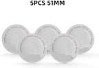 Coating Espresso Puck Screen 51/53/58.5mm Reusable Metal Filter 0.8mm Thickness Lower Shower Screen(5pcs 51mm) - Image 2