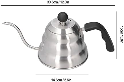 Stainless Steel Pour Over Coffee Kettle with Gooseneck Spout 0 2L Ergonomic Design for Manual Compatible with Gas Electric Induction - Image 3