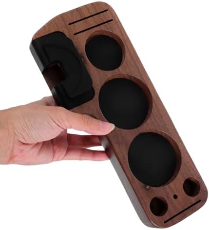 Xmas Espresso Accessories Wooden Tamper Station Base for 58mm 51mm - Image 4
