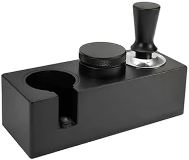 Coffee Tamper 51MM 53MM 58MM Calibrated 30Lbs，Compatible For Delonghi，Compatible For Breville， Espresso Accessories Tools(Knock Box Black) - Image 3