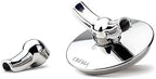 CREMA Coffee Products 58mm Bottomless Spouts | Single & Double Spout Options | Converts Bottomless Portafilter to Spouted | Compatible with Crema 58mm & E61 Portafilters | Durable Stainless Steel by CremaCoffeeProducts