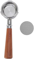 RiToEasysports 58mm Bottomless Portafilter Set with Wood Handle and Puck Screen for Coffee Lovers and Baristas - Image 2
