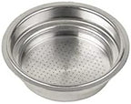 52mm Coffee Portafilter Basket, 1 Cup Double Layer Stainless Steel Pressurized Coffee Filter Basket Bottomless Portafilter Espresso Machines Accessories for EUPA 1817 1819 Gustino 1PCS by Unknown