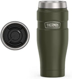 THERMOS Stainless King Stainless Steel Tumbler, 16oz, Army Green by Thermos