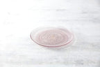 Fortessa Jupiter Hobnail Glass, 10.5" Dinner Plate (Set of 4), Pink - Image 3