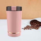 Coffee Grinder Electric Coffee Bean Grinder Mill Spice Grinder Stainless Espresso Grinder Conical Burr Cordless Food Grade for Grinding, Pink - Image 4