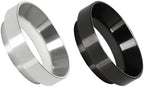 51/53/54/58mm Espresso Coffee Dosing Ring Coffee Filter Replacement Ring Espresso with 2 Cup 1 Cup Basket Needle Dosing Funnel 54mm(51mm Sliver Ring) by Unknown