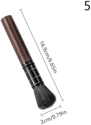 Coffee Powder Cleaning Brush, Wooden Handle, Nylon Bristles - Image 2