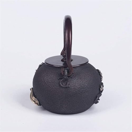 Cast Iron Tetsubin Teapot, 1400ml Japanese Tea Kettle With Lid – Retro Iron Craft Teapot - Image 3