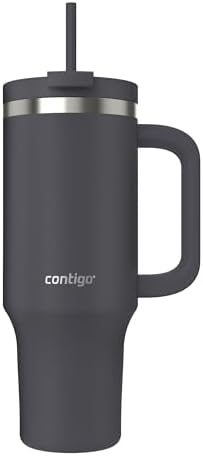Contigo Streeterville 40oz Tumbler, Stainless Steel Vacuum Insulated, Leak-Proof, Cold for 29 Hours, Darkstone by Contigo