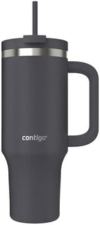 Contigo Streeterville 40oz Tumbler, Stainless Steel Vacuum Insulated, Leak-Proof, Cold for 29 Hours, Darkstone by Contigo
