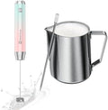 Handheld Milk Frother & Milk Frother Pitcher by MaestriHouse