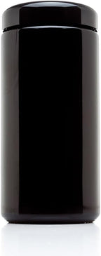 Infinity Jars 1 L Airtight Smell Proof Coffee Canister Set, 6 Pack, Black by InfinityJars