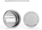 Precise 58.5mm Espresso Coffee Filter Baskets With Espresso Puck Screen Fit 58mm Portafilter Barista Accessories(15g and Puck Screen) - Image 6
