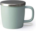 FORLIFE Dew Satin Finish Brew-In-Mug with Basket Infuser & Stainless Lid 11 oz. (Minty Aqua) by Unknown
