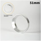 Silver Black Coffee Dosing Ring Magnetic Espresso Intelligent Funnel 51/53/58mm For Portafilter Barista Tools(51mm Silver) - Image 2