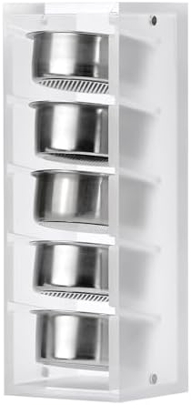 Normcore 54mm Espresso Filter Basket Stand, Holds 5 Espresso Filter Basket Rack Storage Holder Acrylic Stand for 54mm Portafilter Baskets, Frosted Clear - Image 2