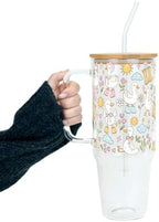 Sip-Sip Hooray! Goosey Chic 40oz Glass Tumbler with Lid and Straw by Sip-SipHooray