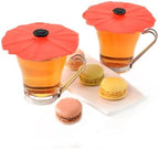 Set of 4 Charles Viancin Silicone Drink Covers – Wine Glass Covers – Small Silicon Lids – Cup Covers – 4 Inch Coffee Cup Lids - Image 5
