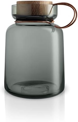 EVA SOLO Silhuette Storage Glass, Smoked Grey, Dense Wood Glass, Grey (Smokey), 2.0 Litre - Image 3
