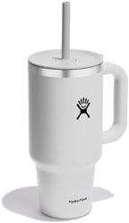 Hydro Flask 32 Oz Travel Tumbler with Handle, Lid and Straw - Insulated Stainless Steel in 32 Oz White - Image 2