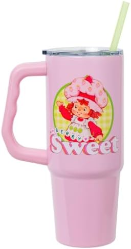 Silver Buffalo Strawberry Shortcake Bracelet, Stainless Steel Tumbler, 30oz - Image 3