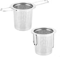 cold brew coffee filter 6/12/20pcs Tea Infuser Stainless Steel Strainer Folding Handle Filter Fine Mesh Basket For Loose Leaf(6pcs) by Unknown