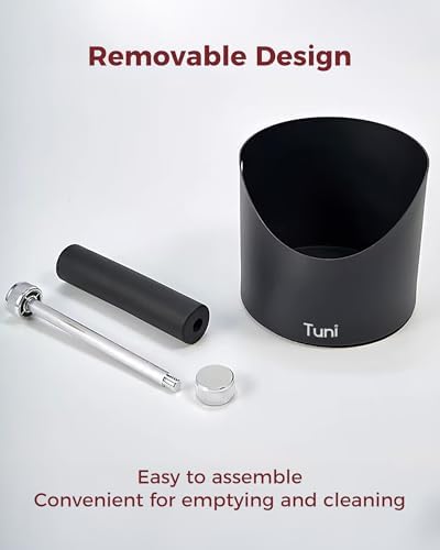 Tuni G1 Conical Burr Coffee Grinder with Coffee Knock Box (Ivory) - Image 7