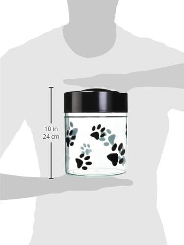 Pawvac Kilovac Airtight Pet Food Container – Multi-Use Vacuum Container for Pet Food and other Dry Goods – 2.5 lbs / 40 oz / 3.8L, Wide-Mouth, Patented Vacuum Seal, Clear with Paws - Image 6