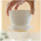 Ceramic Filter Cup Hand Brewed Coffee Flat Bottom Household Utensils - Image 3