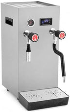 2500W Commercial Milk Frother and Steamer, 2.1Gal Stainless Steel Milk Foam Machine with Steam Wand for Latte, Cappuccino, Coffee Shop, Silver by SJXHRFXY