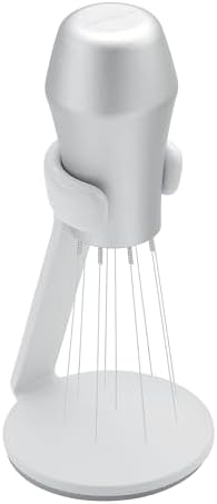 Normcore WDT Distribution Tool with Stand V3, 9 Prong Needle Espresso Stirrer, 18 Needles 0.25mm / 0.3mm Thick Spring Wires, Weiss Distribution Technique, Anodized Aluminum Handle, Silver - Image 4